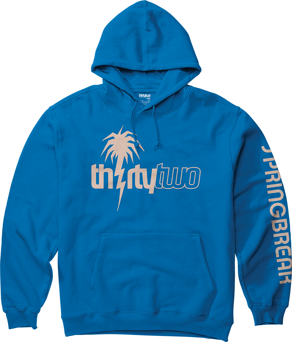 SPRING BREAK PULLOVER Screen Hooded Fleece ThirtyTwo Snowboard gear boots and bindings