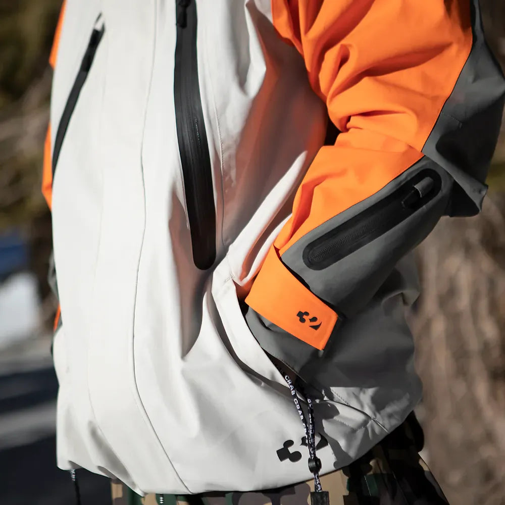Deep Creek Parka Non-Insulated Jacket Orange | thirtytwo EU Non-Insulated Jacket ThirtyTwo Snowboard gear boots and bindings
