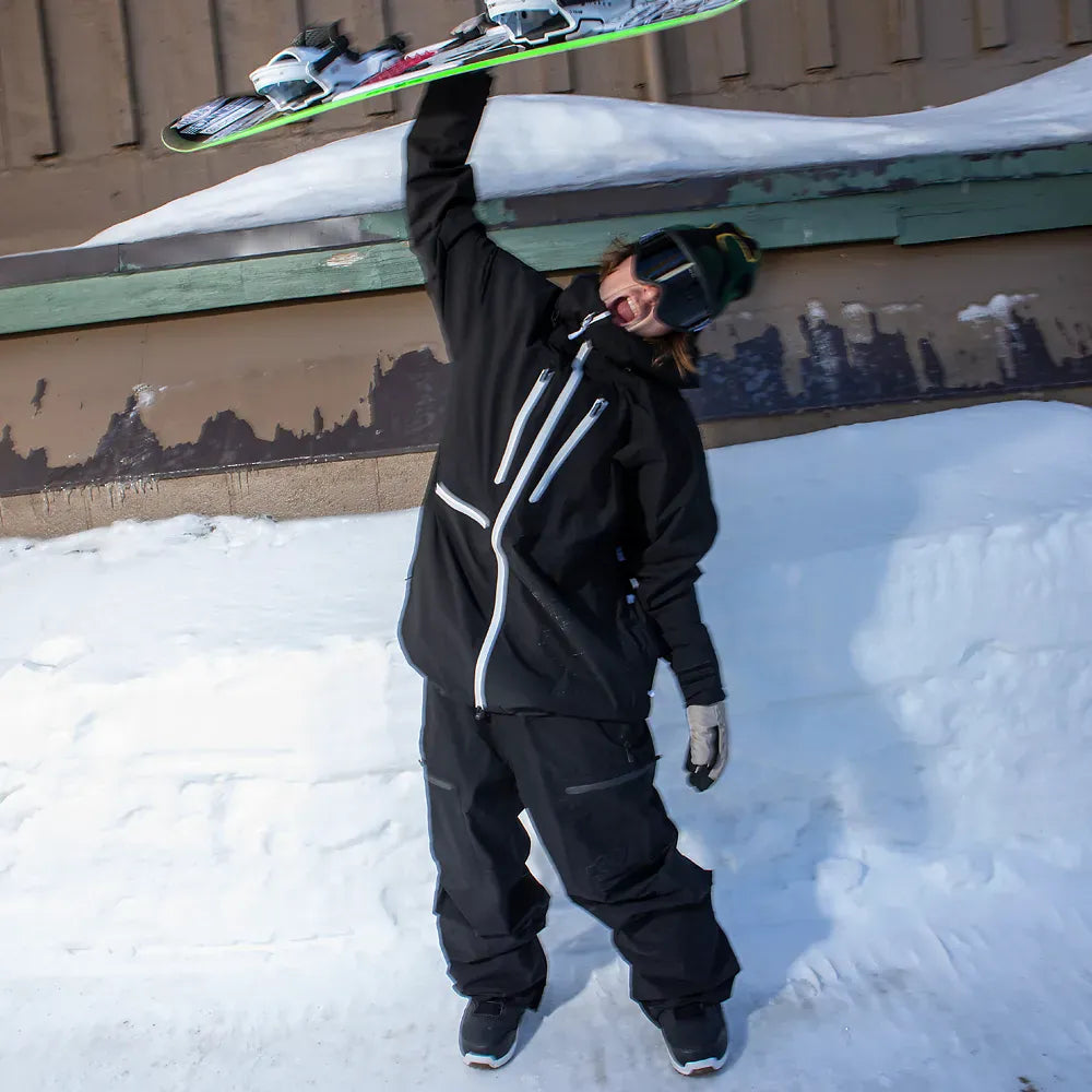 TM Recycled x Kerkela Jacket Black | thirtytwo EU Non-Insulated Jacket ThirtyTwo Snowboard gear boots and bindings