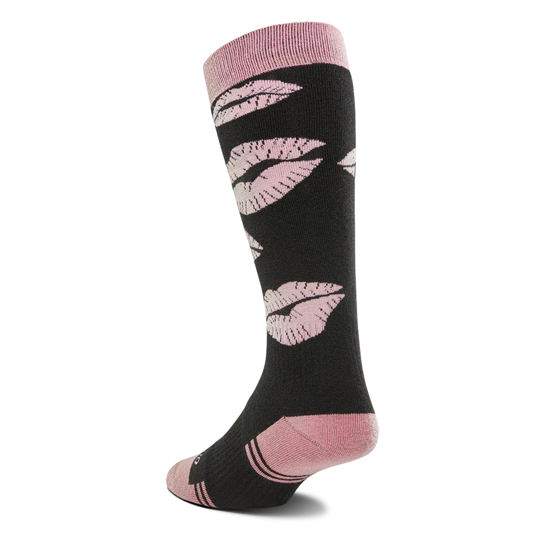 Women's Merino Specialty Sock Black/Pink | thirtytwo EU Specialty Sock ThirtyTwo Snowboard gear boots and bindings