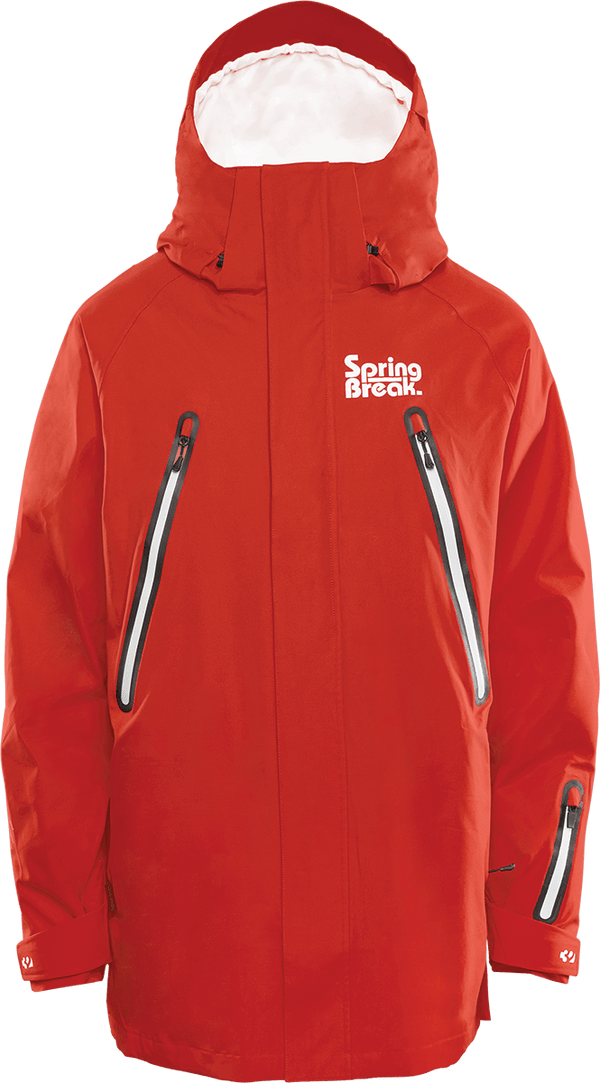 32 ThirtyTwo Spring Break スノーボード ジャケット 赤 SPRING BREAK X PINTAIL POWDER PARKA - thirtytwo EU