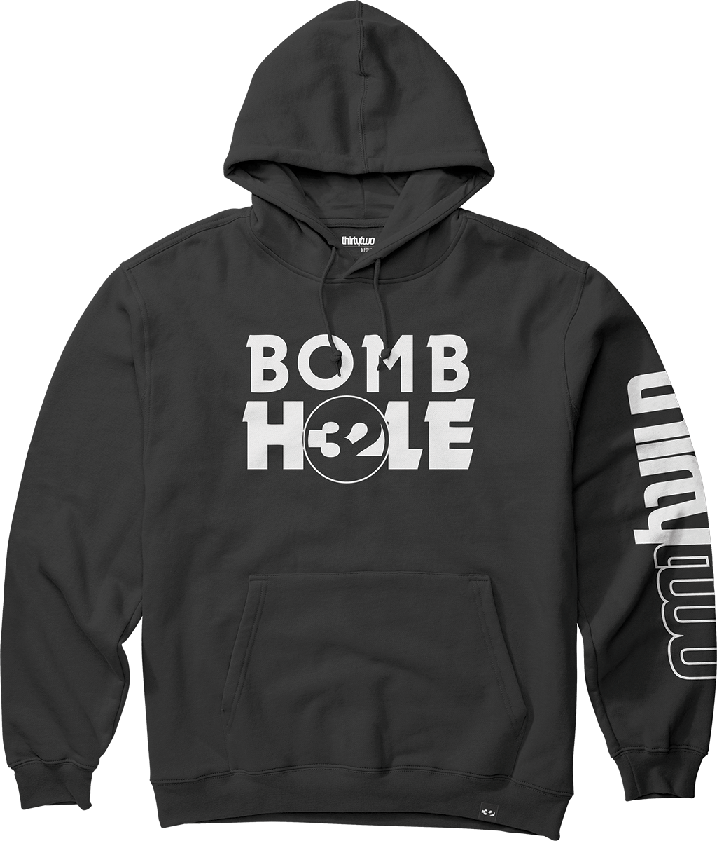 BOMBHOLE PULLOVER Screen Hooded Fleece ThirtyTwo Snowboard gear boots and bindings