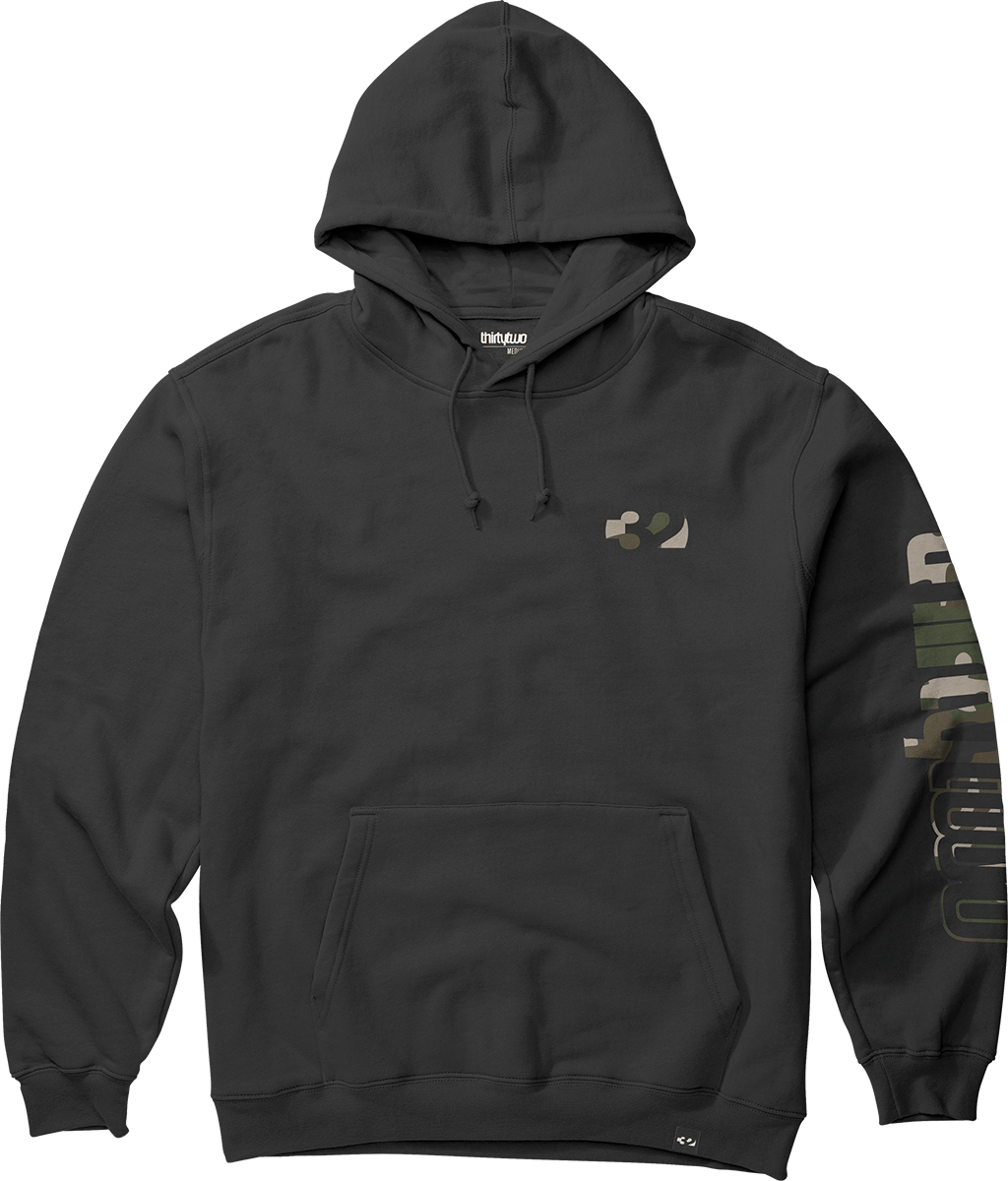 YOUTH DOUBLE PULLOVER Screen Hooded Fleece ThirtyTwo Snowboard gear boots and bindings