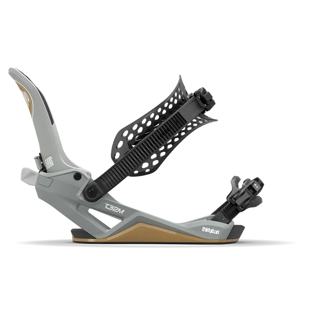 T32M Fase® x Scott Stevens Bindings Gray | thirtytwo EU Bindings ThirtyTwo Snowboard gear boots and bindings
