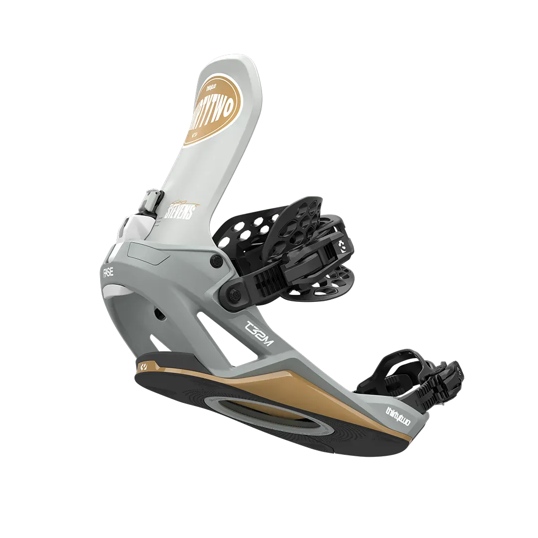 T32M Fase® x Scott Stevens Bindings Gray | thirtytwo EU Bindings ThirtyTwo Snowboard gear boots and bindings