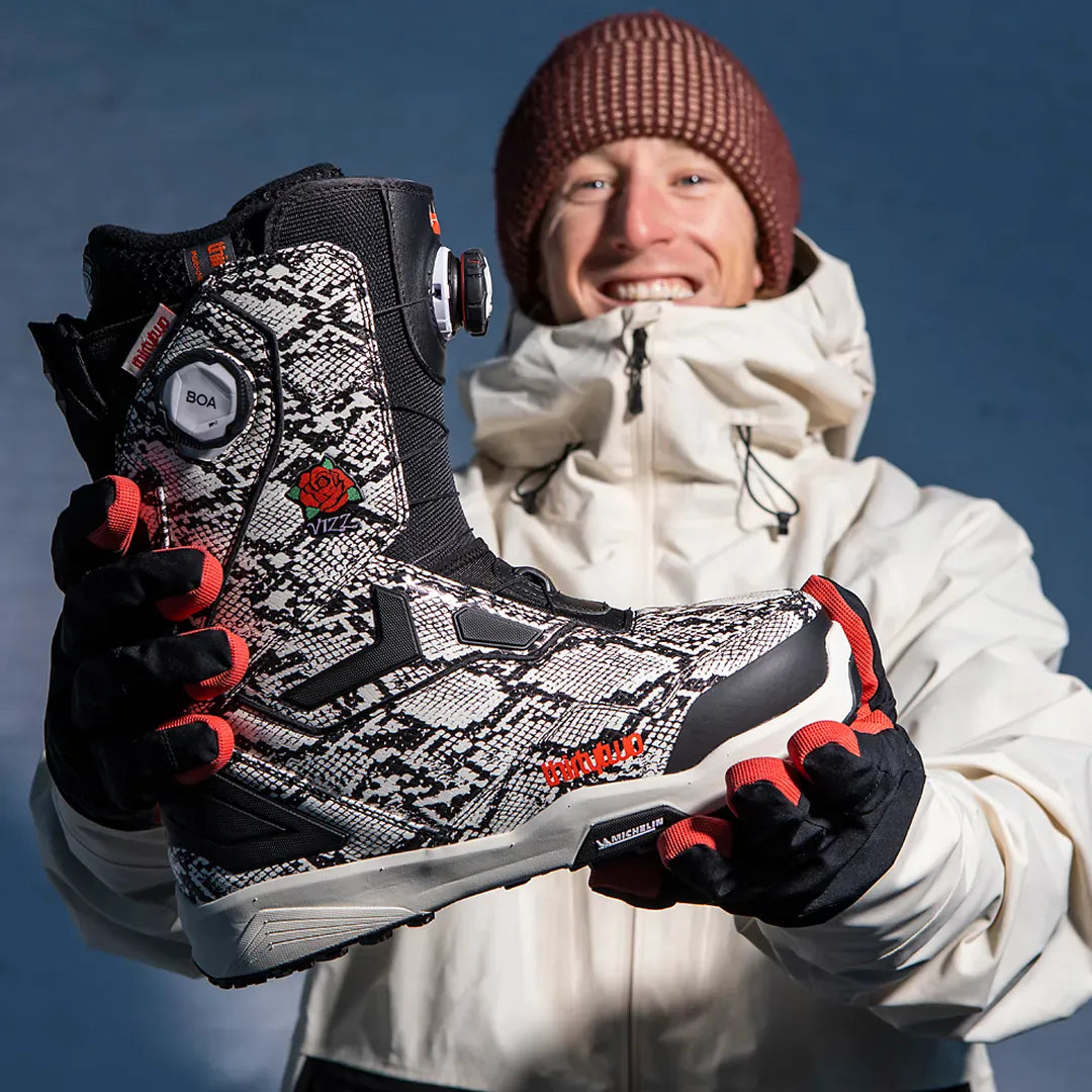 TM-2 Double Boa® x Vizz Boots White/Black | thirtytwo EU Boots ThirtyTwo Snowboard gear boots and bindings