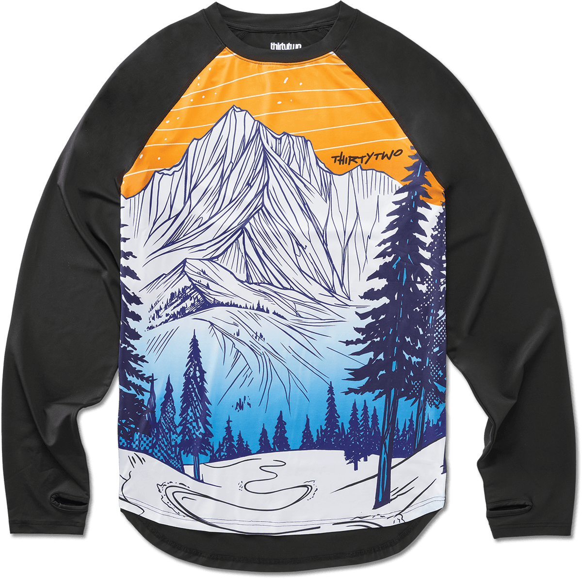 RIDELITE L/S SHIRT Novelty Knits ThirtyTwo Snowboard gear boots and bindings