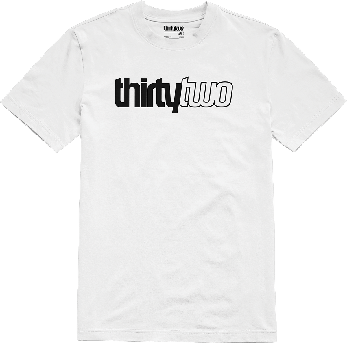 DOUBLE TEE S/S Basic T-Shirt ThirtyTwo Snowboard gear boots and bindings