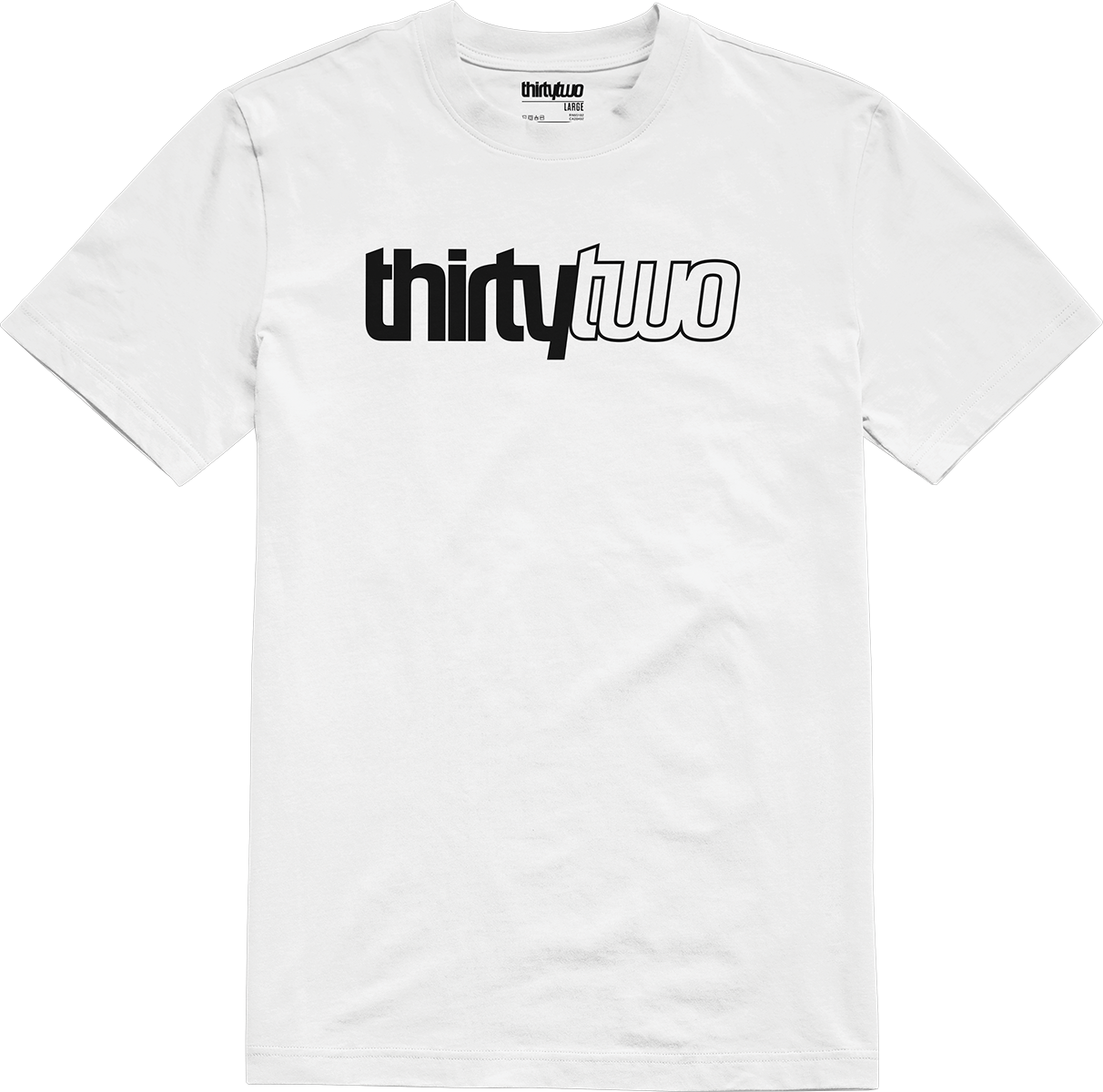 Thirtytwo Europe Apparel Tees Fleece Flannels Tagged WHITE BLACK thirtytwo eu