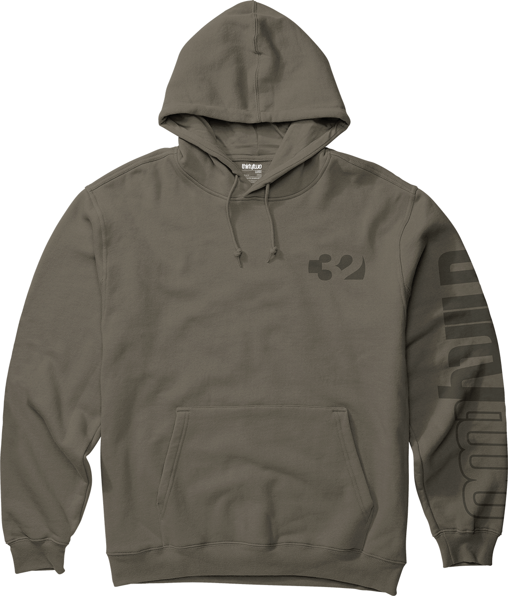 DOUBLE PULLOVER Screen Hooded Fleece ThirtyTwo Snowboard gear boots and bindings