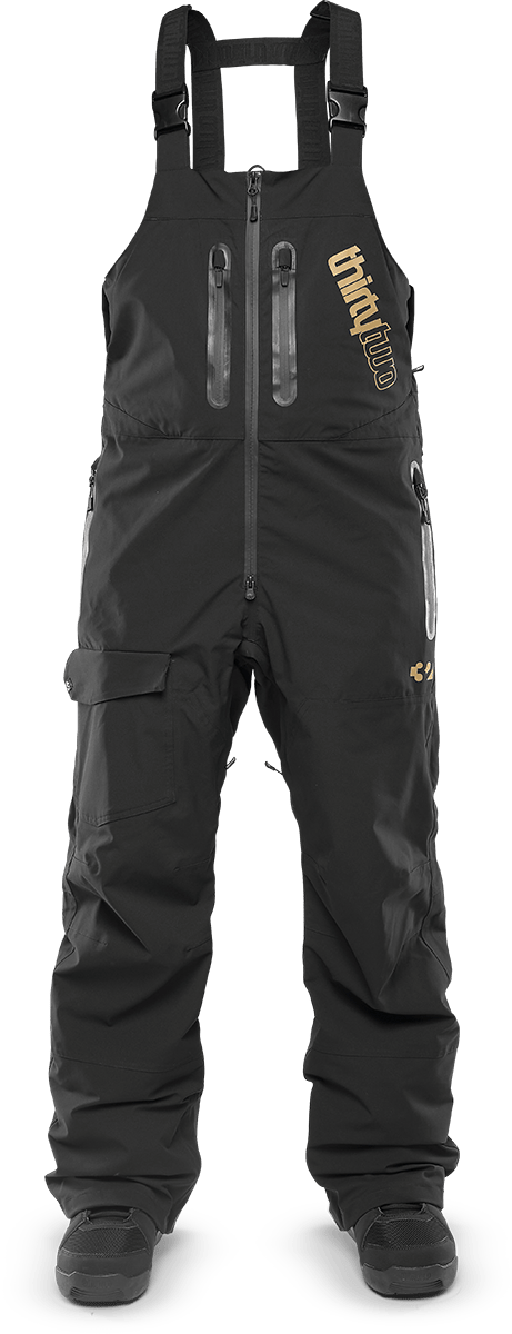 MEN'S DEEP CREEK BIB Non-Insulated Pants ThirtyTwo Snowboard gear boots and bindings