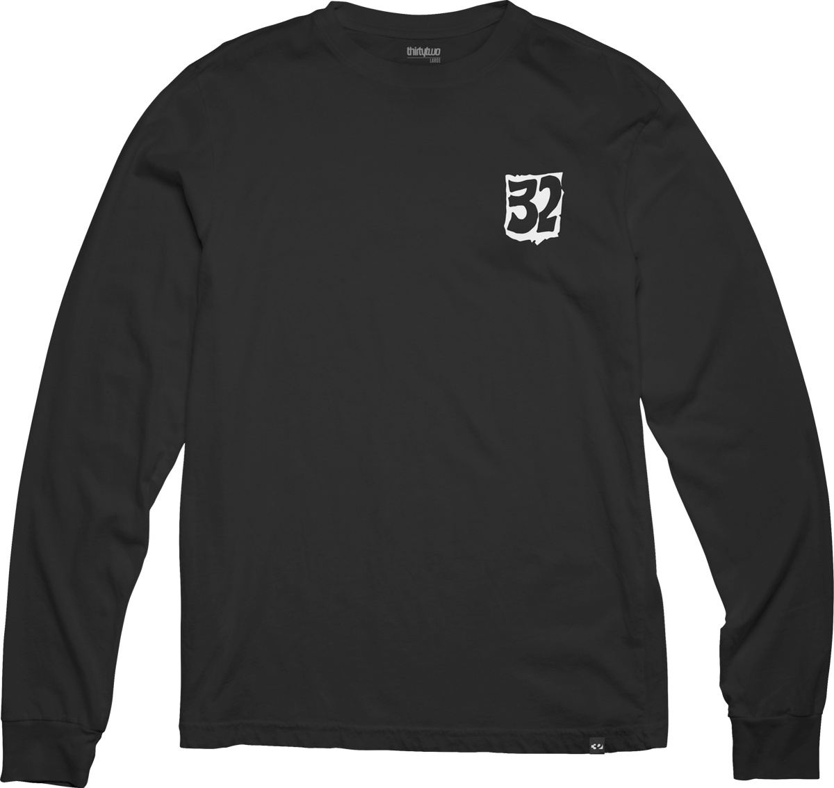HOOD RATS L/S TEE L/S Basic T-Shirt ThirtyTwo Snowboard gear boots and bindings