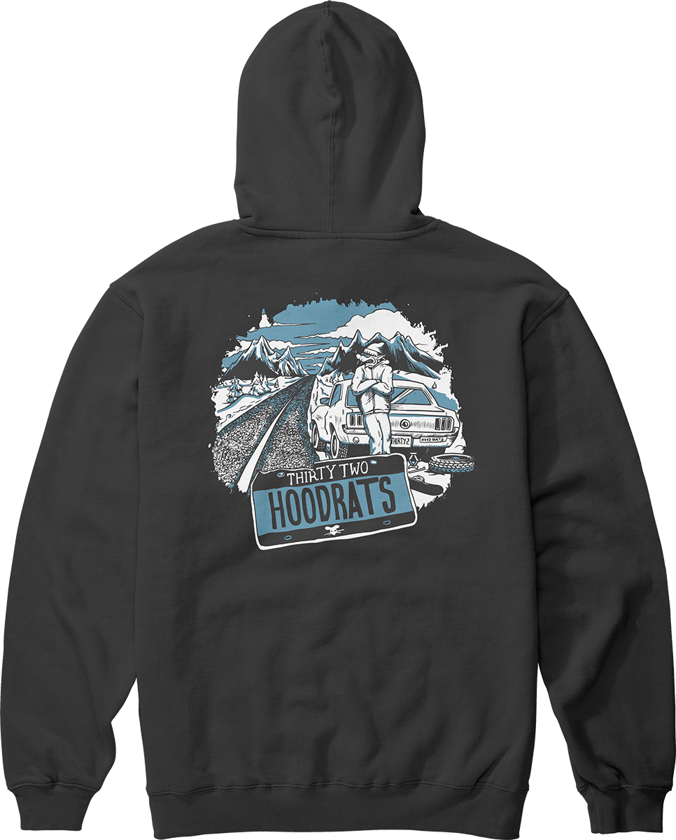 HOOD RATS PULLOVER Screen Hooded Fleece ThirtyTwo Snowboard gear boots and bindings
