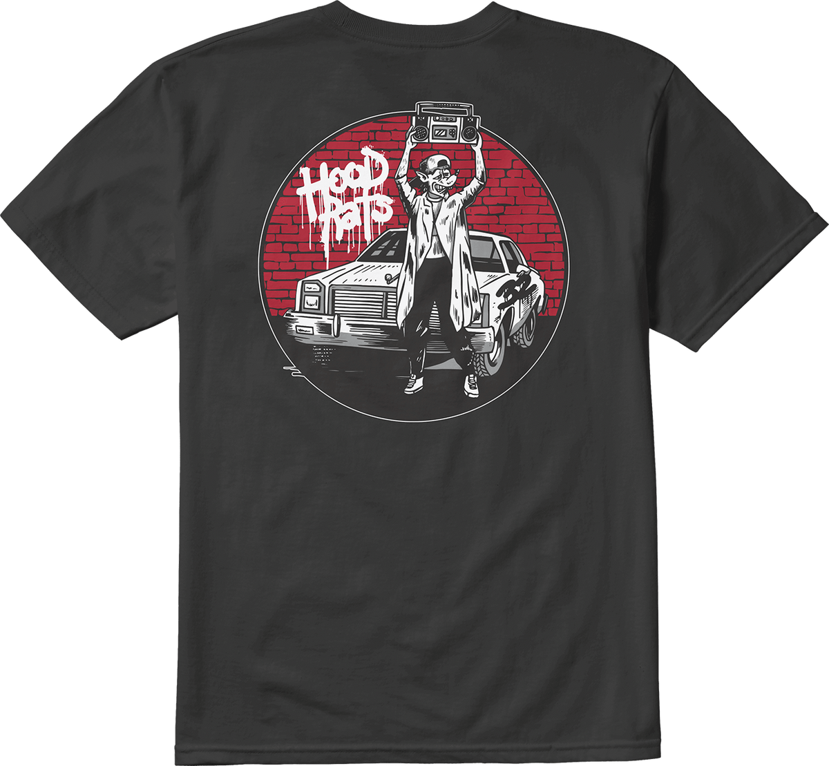 HOOD RATS TEE S/S Basic T-Shirt ThirtyTwo Snowboard gear boots and bindings