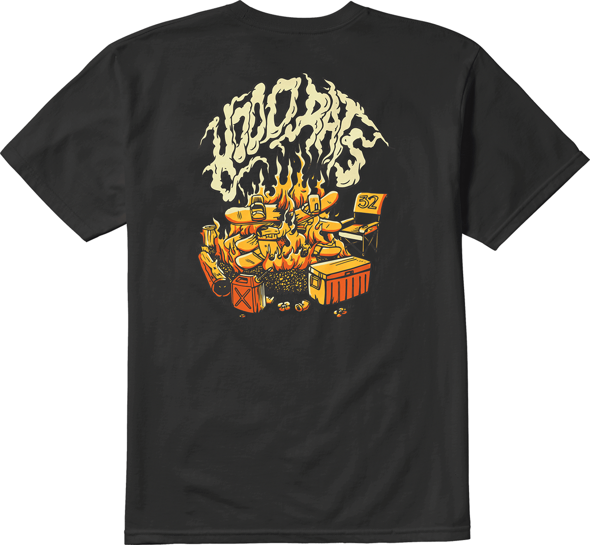 HOOD RATS TEE S/S Basic T-Shirt ThirtyTwo Snowboard gear boots and bindings