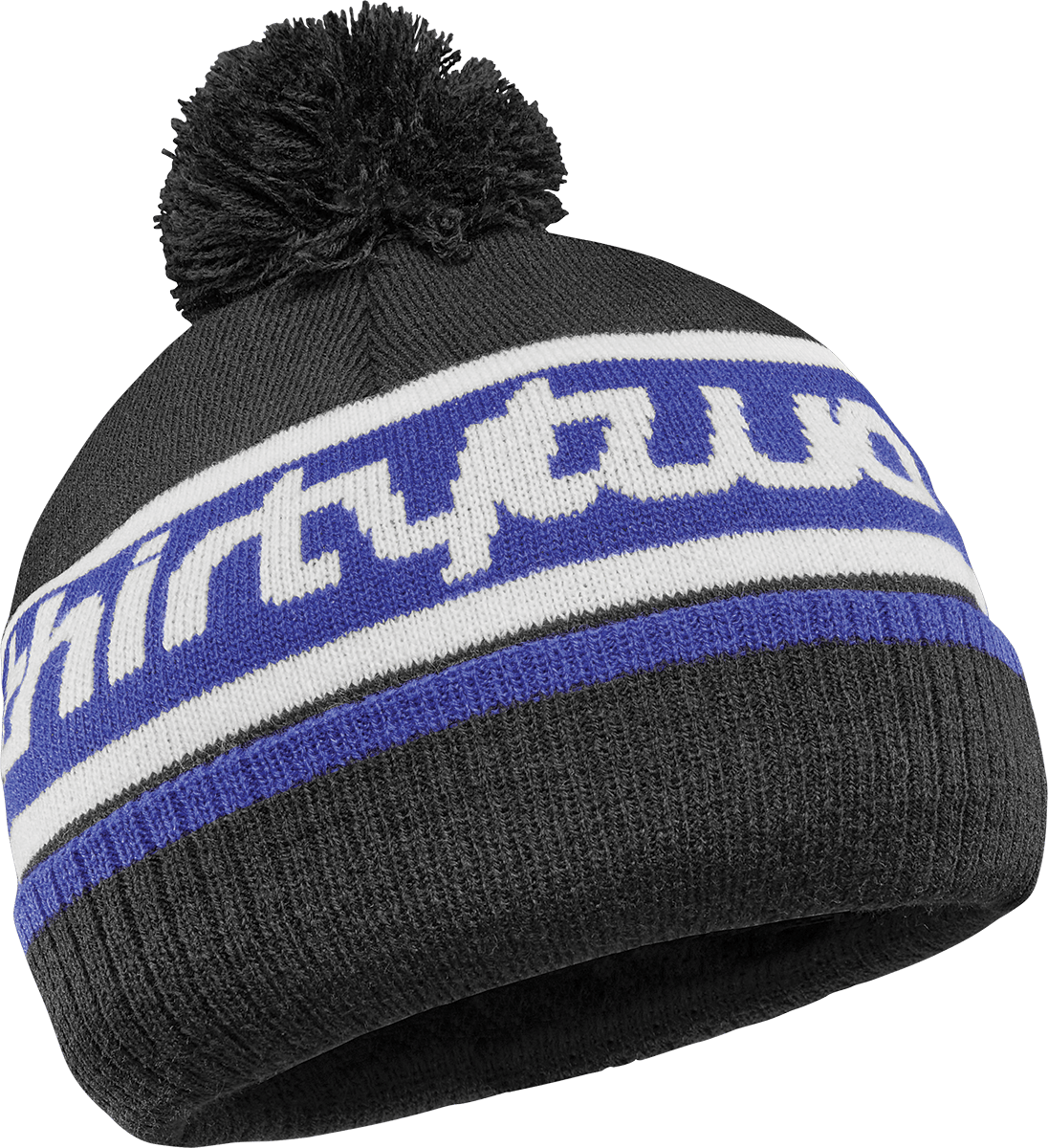 32 POM BEANIE Beanie ThirtyTwo BLACK/BLUE / ONE SIZE Snowboard gear boots and bindings 8140000778 194691590404