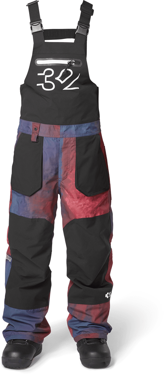 YOUTH BASEMENT BIB Non-Insulated Pants ThirtyTwo Snowboard gear boots and bindings