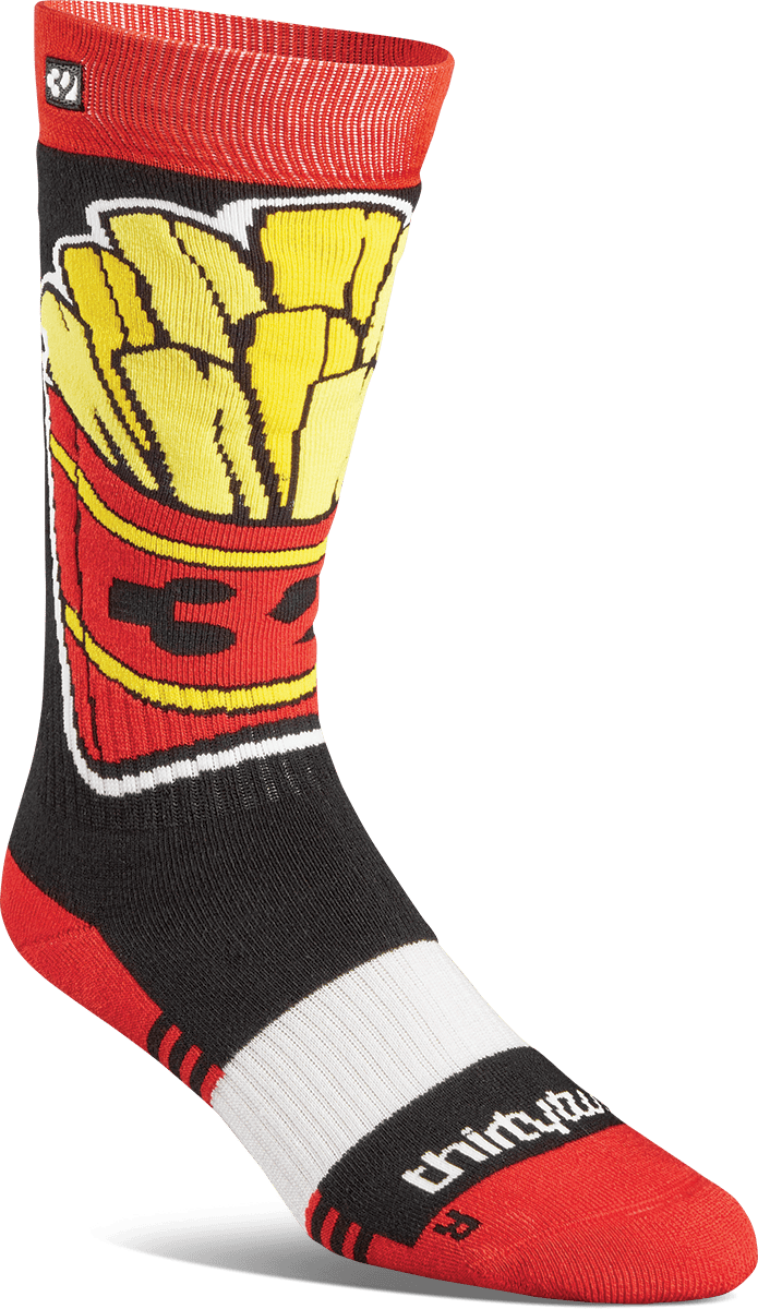 YOUTH DOUBLE SOCK Specialty Sock ThirtyTwo BLACK/RED / ONE SIZE Snowboard gear boots and bindings 8340000014 194691591029