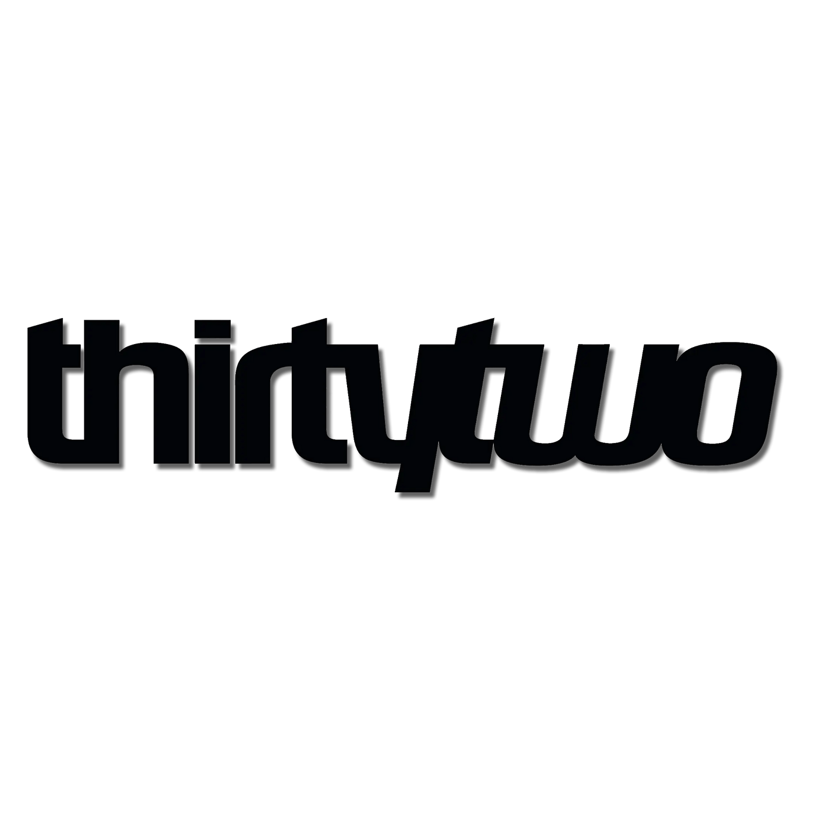 THIRTYTWO DOUBLE -DIE CUT STICKER Sticker - other 4.99 | thirtytwo  Sticker - other ThirtyTwo NO COLOR / NO SIZE Snowboard gear boots and bindings 8670000131 886744874813