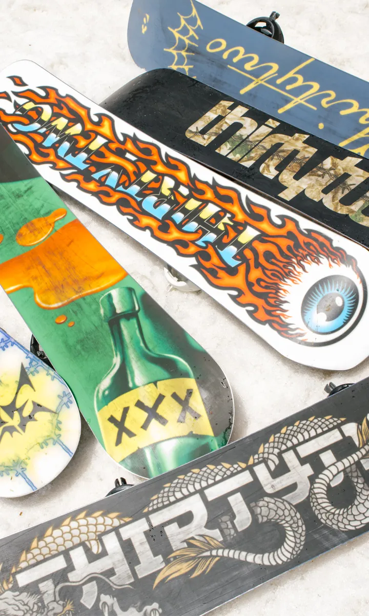 The First Ever thirtytwo Snowboards