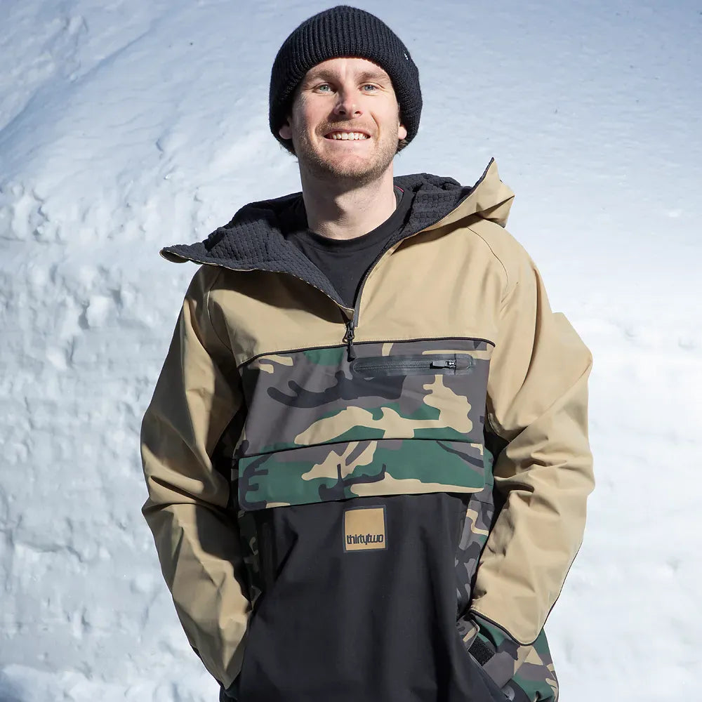 Light Anorak Non-Insulated Jacket Camo | thirtytwo EU Non-Insulated Jacket ThirtyTwo Snowboard gear boots and bindings
