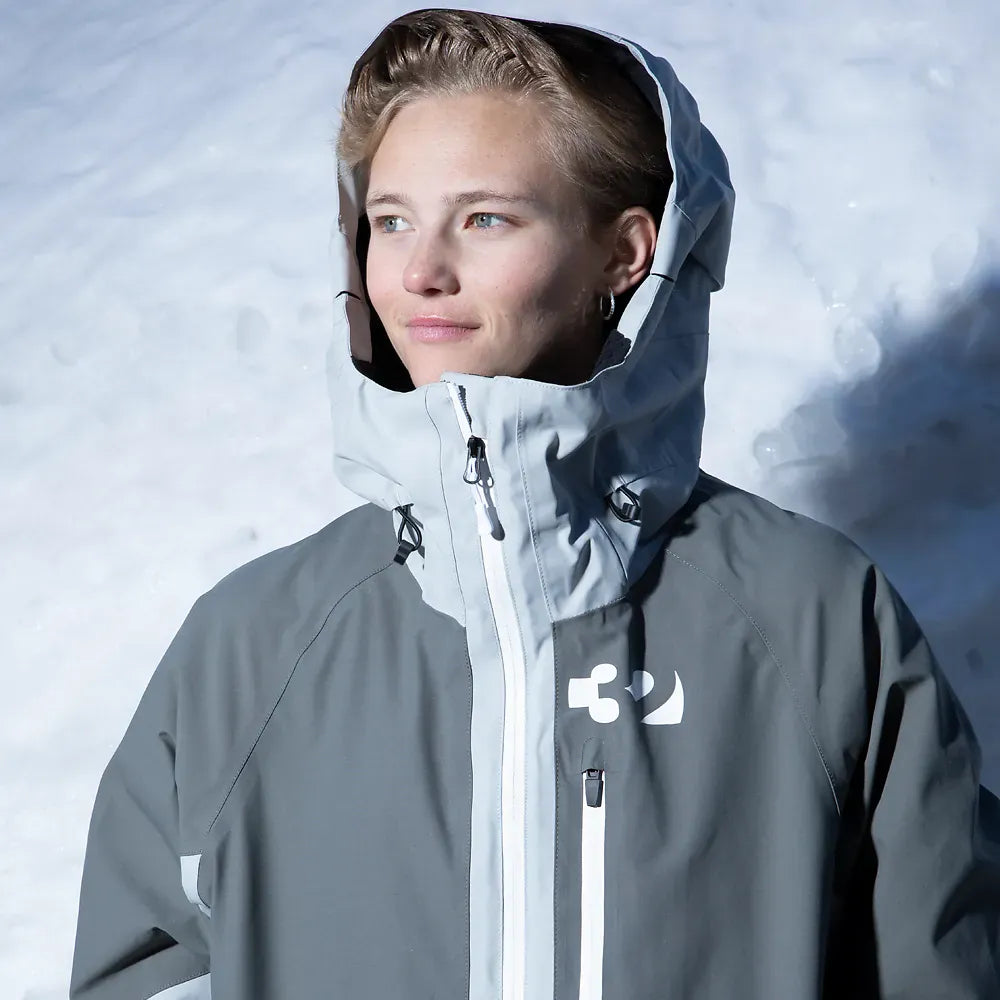 Women's Nova Jacket Non-Insulated Gray | thirtytwo EU Non-Insulated Jacket ThirtyTwo Snowboard gear boots and bindings