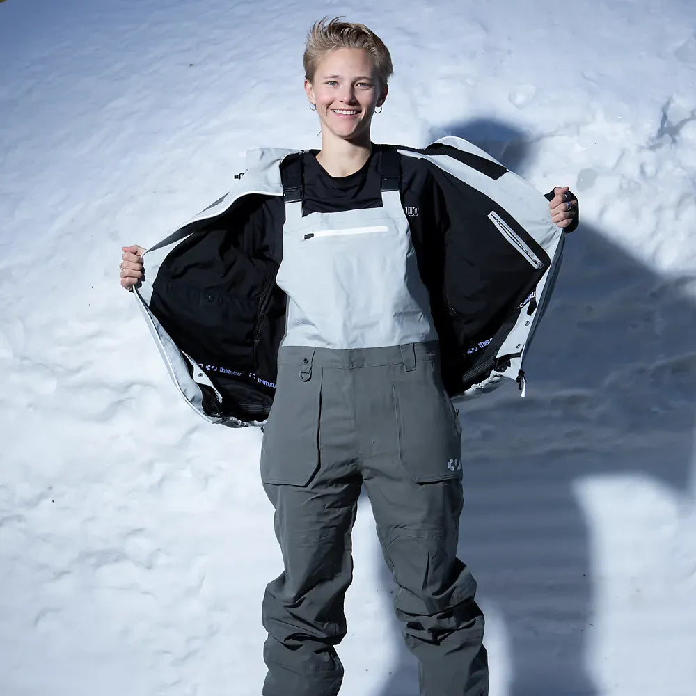 Women's Nova Jacket Non-Insulated Gray | thirtytwo EU Non-Insulated Jacket ThirtyTwo Snowboard gear boots and bindings