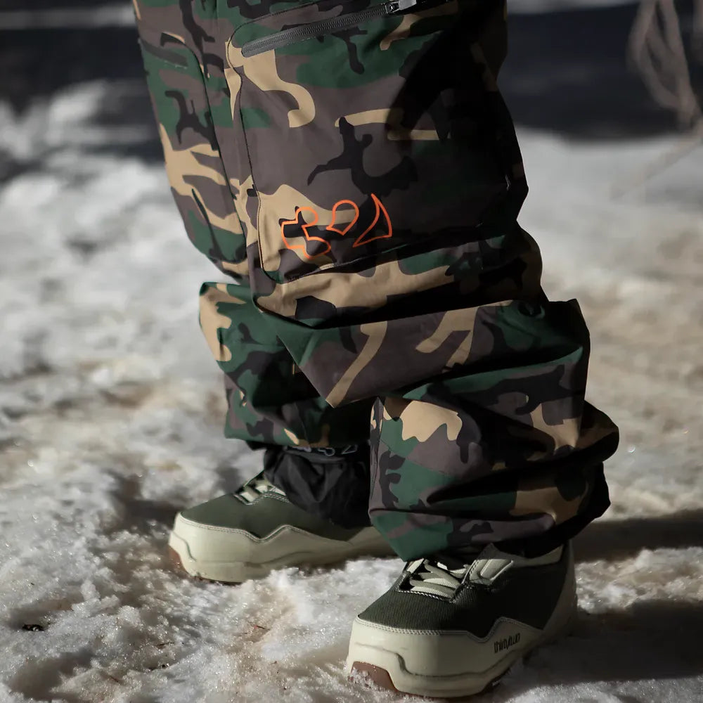 TM Recycled Pants Non - Insulated Camo | thirtytwo EU Non-Insulated Pants ThirtyTwo Snowboard gear boots and bindings