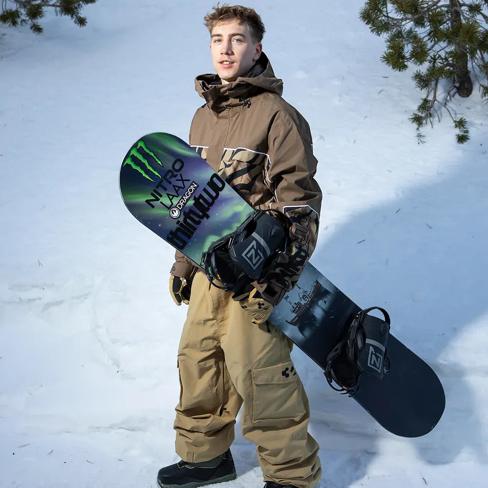 Corduroy Non-Insulated Jacket Brown/Camo | thirtytwo EU Non-Insulated Jacket ThirtyTwo Snowboard gear boots and bindings