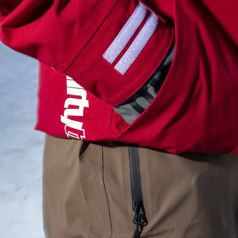 TM Recycled x Hansen Uninsulated Jacket Brick | thirtytwo EU Non-Insulated Jacket ThirtyTwo Snowboard gear boots and bindings