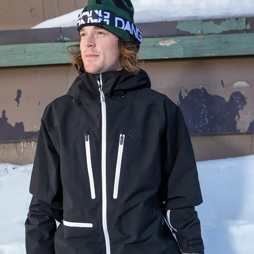 TM Recycled x Kerkela Jacket Black | thirtytwo EU Non-Insulated Jacket ThirtyTwo Snowboard gear boots and bindings