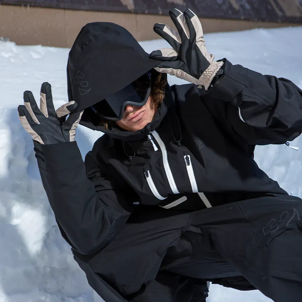TM Recycled x Kerkela Jacket Black | thirtytwo EU Non-Insulated Jacket ThirtyTwo Snowboard gear boots and bindings