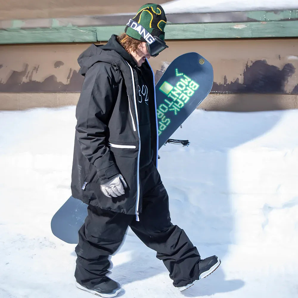 TM Recycled x Kerkela Jacket Black | thirtytwo EU Non-Insulated Jacket ThirtyTwo Snowboard gear boots and bindings