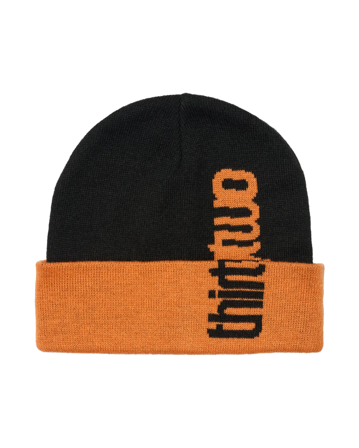 Double Overlap Beanie Accessories Thirtytwo BLACK/ORANGE Snowboard gear boots and bindings T.26.BEM.DOB.BK.OS.1 7630949137708