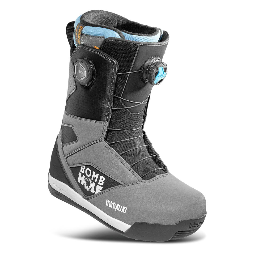 alex grey burton snowboard specifications STW Boa® x Bombhole Boots Grey/Black/Blue
