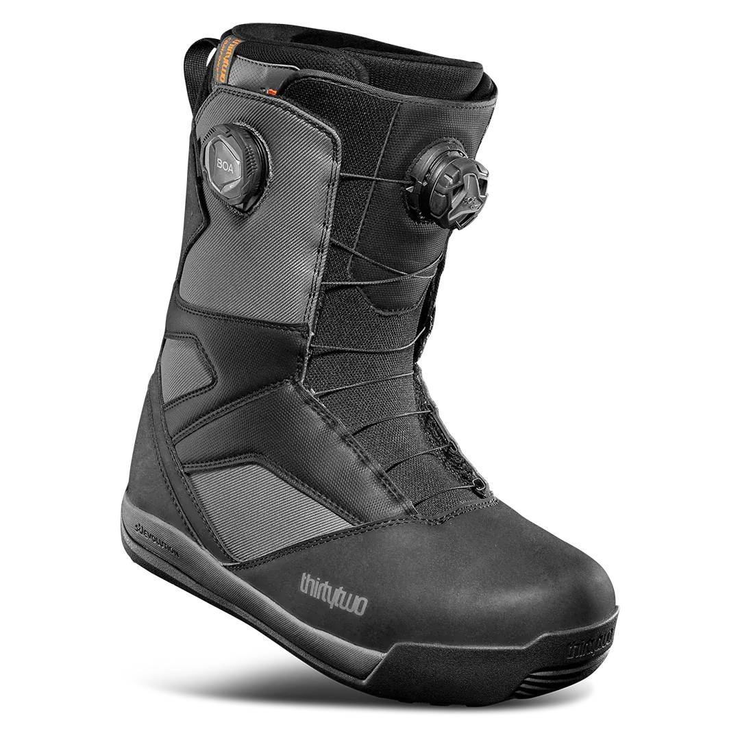 Men's STW Double Boa® Boots Black/Dark Grey | thirtytwo EU Boots ThirtyTwo Snowboard gear boots and bindings
