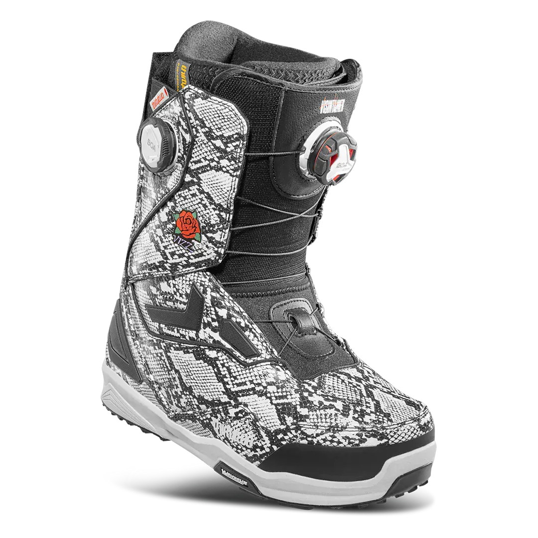 TM-2 Double Boa® x Vizz Boots White/Black | thirtytwo EU Boots ThirtyTwo Snowboard gear boots and bindings