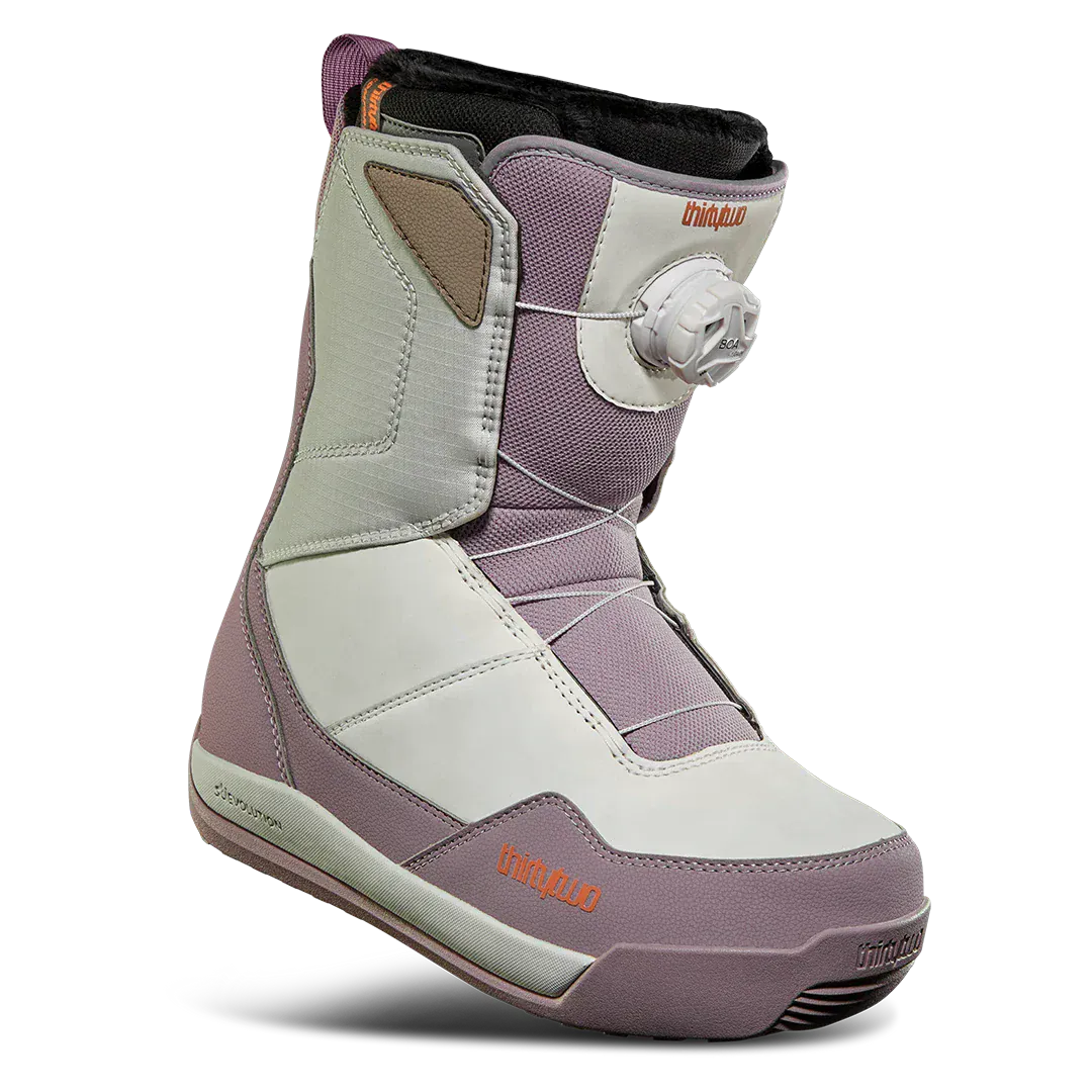 Women's Boa® Snowboard Boots Grey/Purple | thirtytwo EU Boots ThirtyTwo Snowboard gear boots and bindings