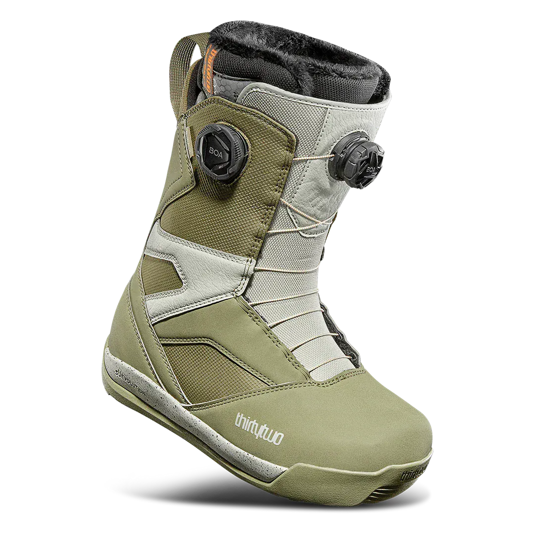 Women's STW Double Boa® Snowboard Boots Olive | thirtytwo EU Boots ThirtyTwo Snowboard gear boots and bindings
