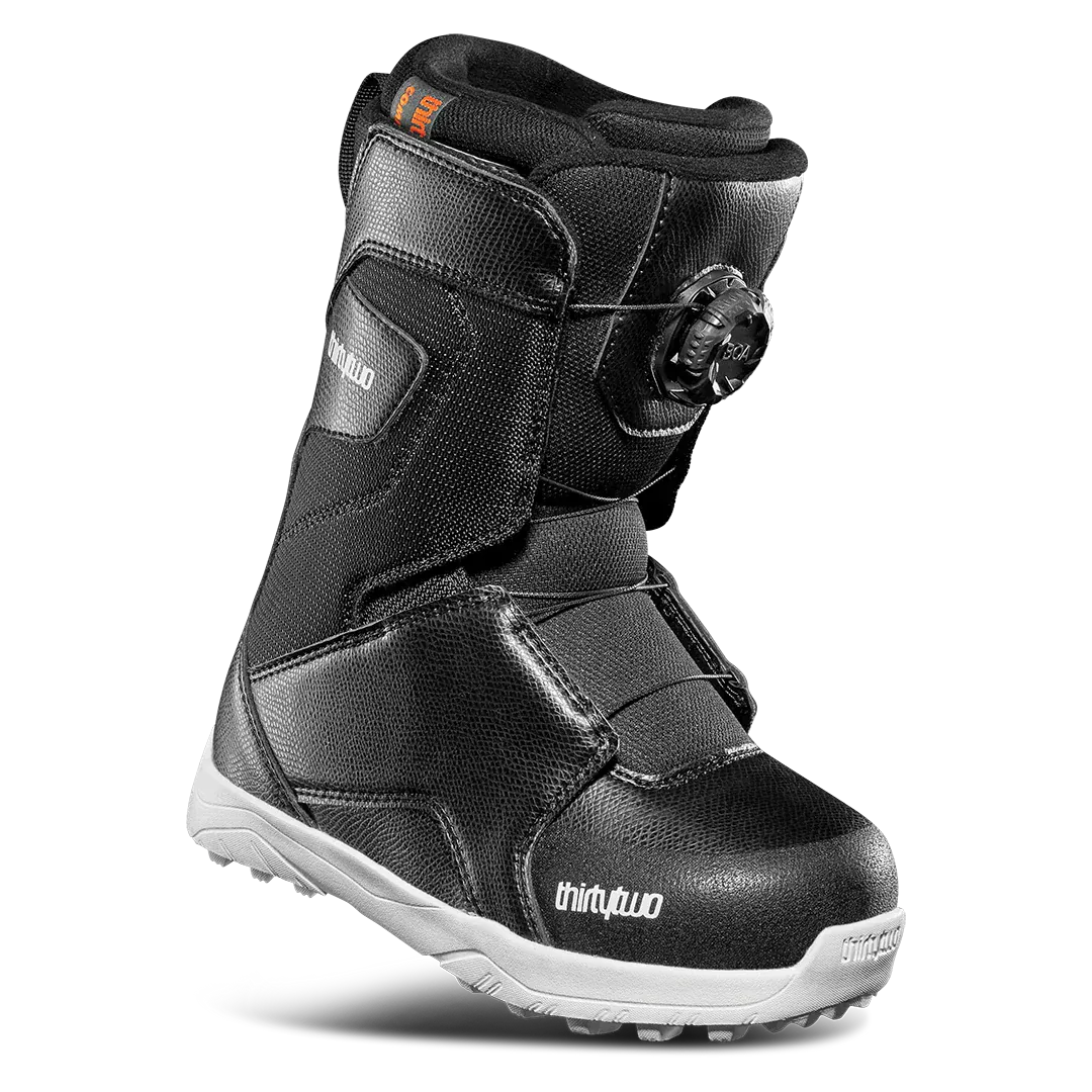 Youth Lashed Boa® Snowboard Boots Black/White | thirtytwo EU Boots ThirtyTwo Snowboard gear boots and bindings