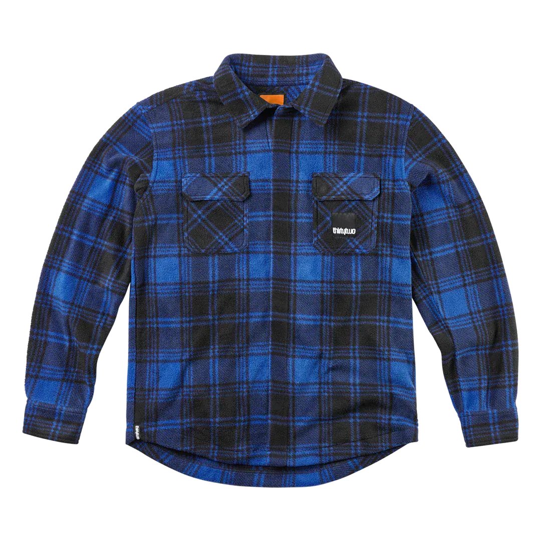 Rest Stop Shirt Novelty Fleece Dark Blue | thirtytwo EU Novelty Fleece ThirtyTwo Snowboard gear boots and bindings