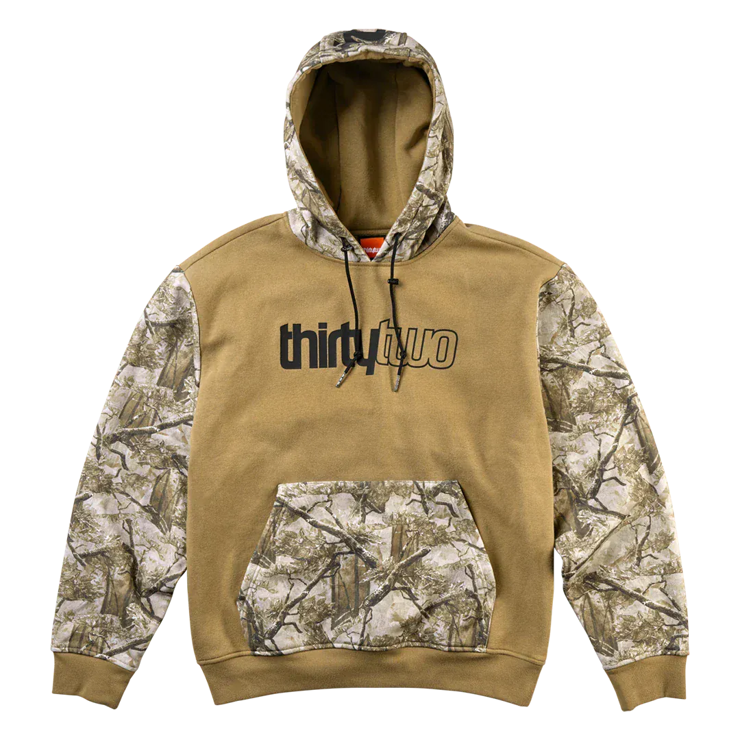 32 Tech Pullover Screen Hooded Fleece Sand | thirtytwo EU Screen Hooded Fleece ThirtyTwo Snowboard gear boots and bindings