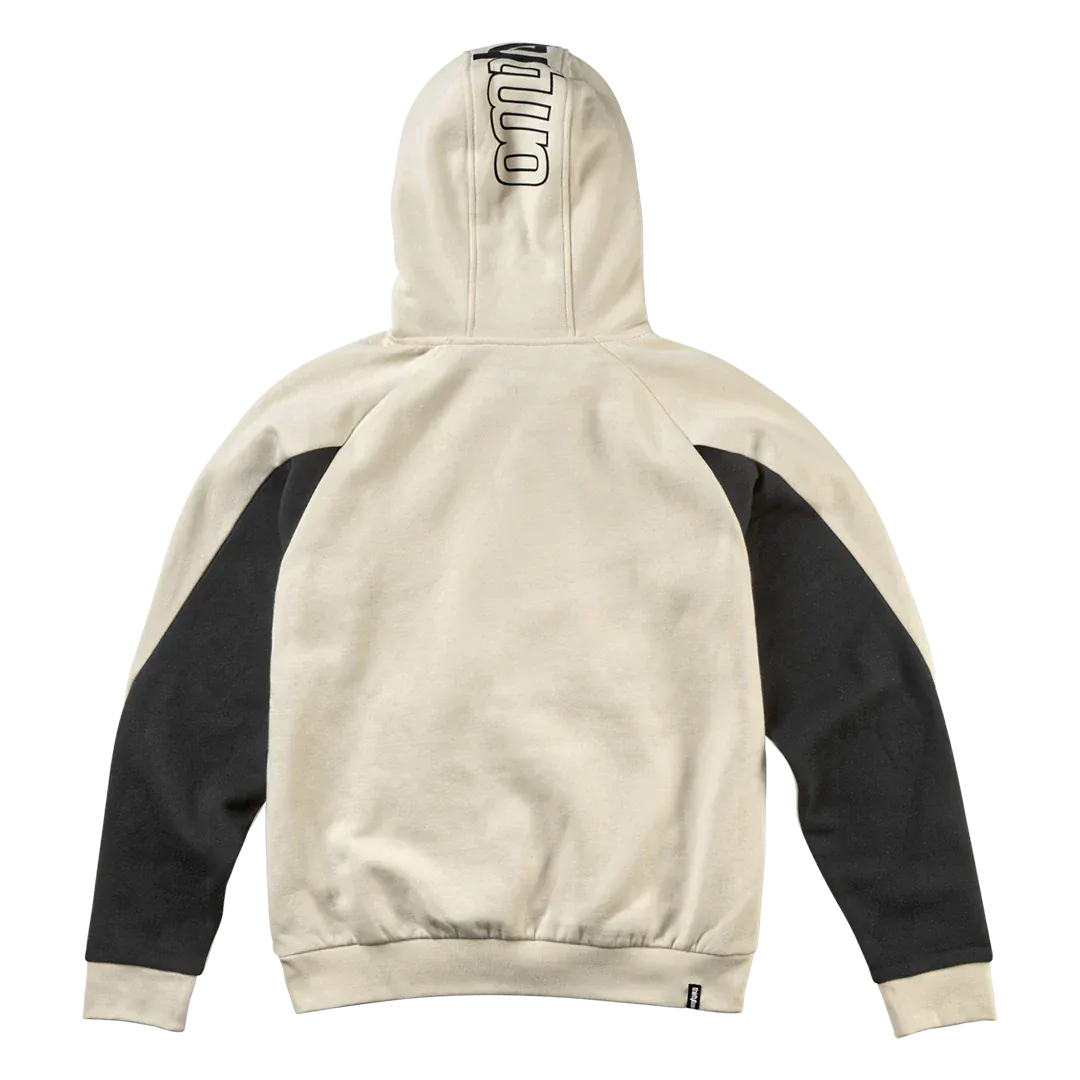 Team Tech x Visintainer Hoodie Off White | thirtytwo EU Screen Hooded Fleece ThirtyTwo Snowboard gear boots and bindings