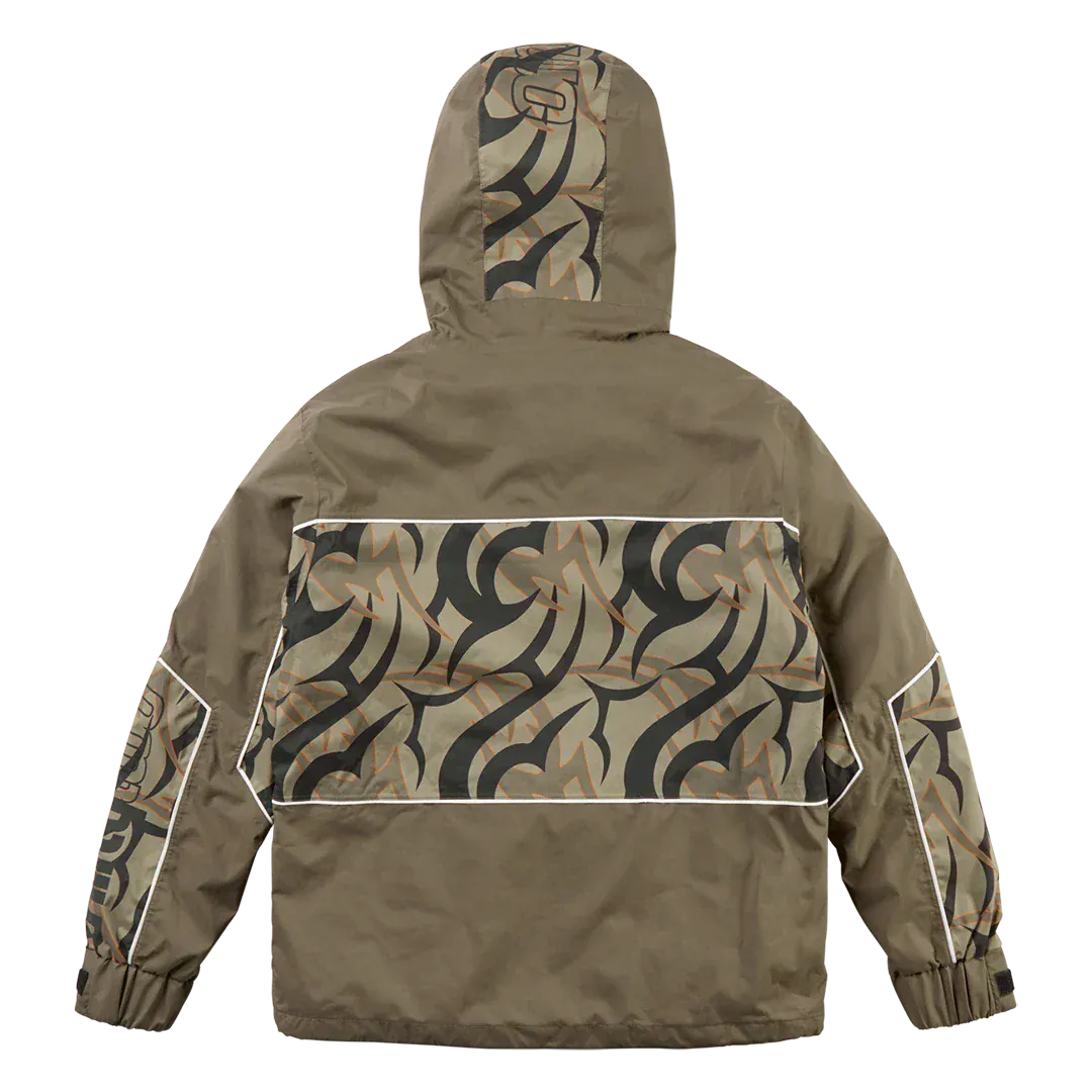 Corduroy Non-Insulated Jacket Brown/Camo | thirtytwo EU Non-Insulated Jacket ThirtyTwo Snowboard gear boots and bindings