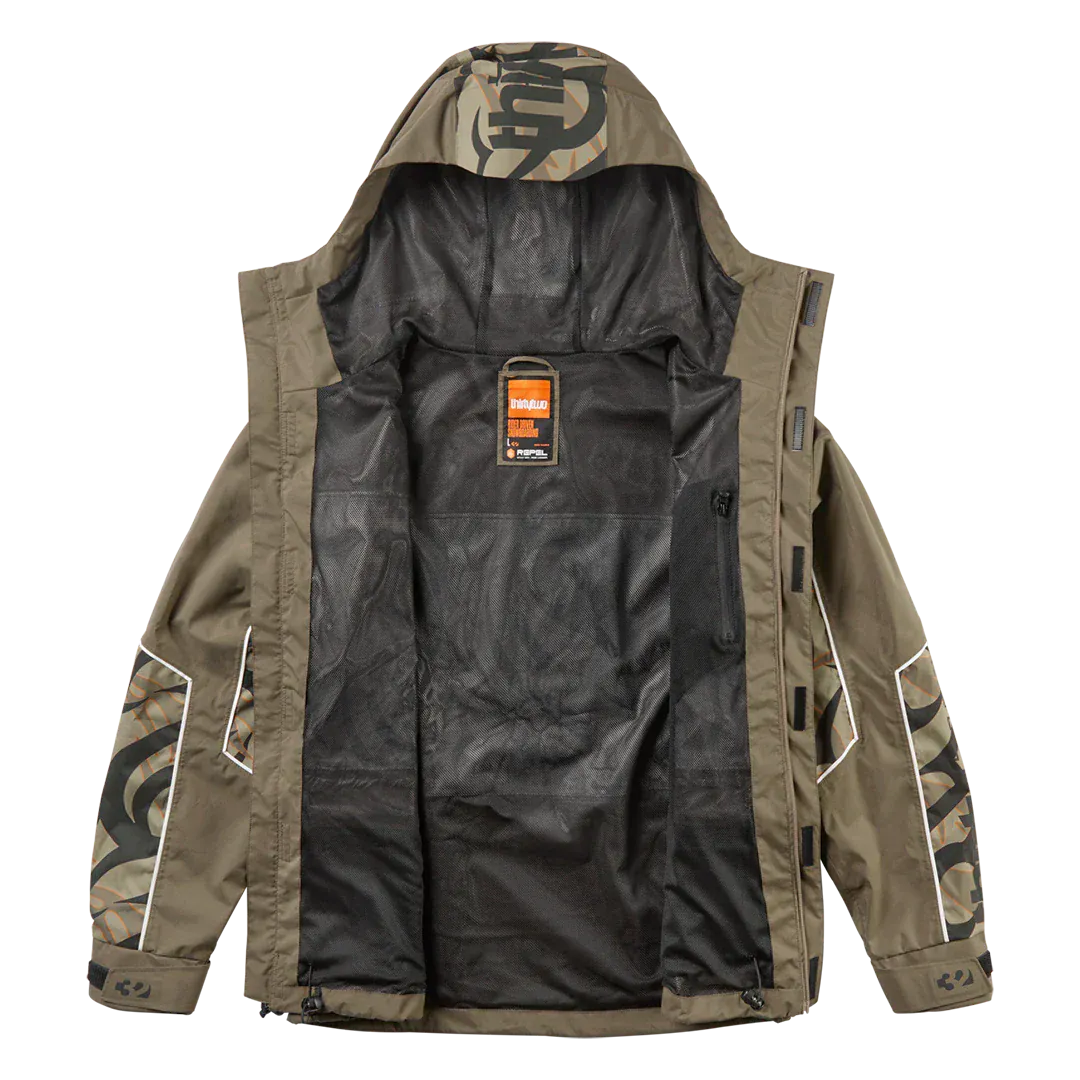 Corduroy Non-Insulated Jacket Brown/Camo | thirtytwo EU Non-Insulated Jacket ThirtyTwo Snowboard gear boots and bindings
