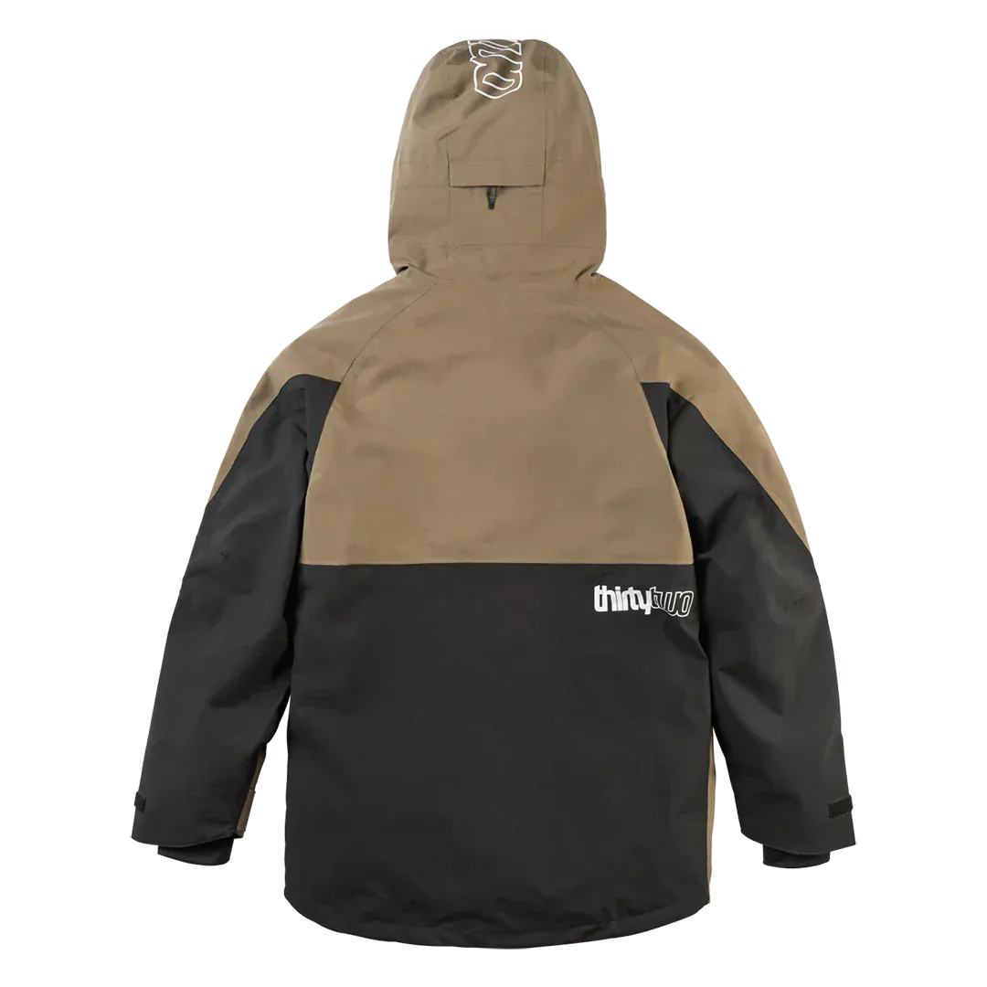 Deep Creek Parka Non-Insulated Jacket Tobacco | thirtytwo EU Non-Insulated Jacket ThirtyTwo Snowboard gear boots and bindings