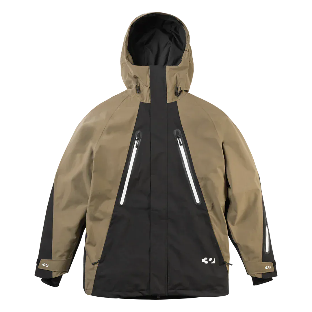 Deep Creek Parka Non-Insulated Jacket Tobacco | thirtytwo EU Non-Insulated Jacket ThirtyTwo Snowboard gear boots and bindings