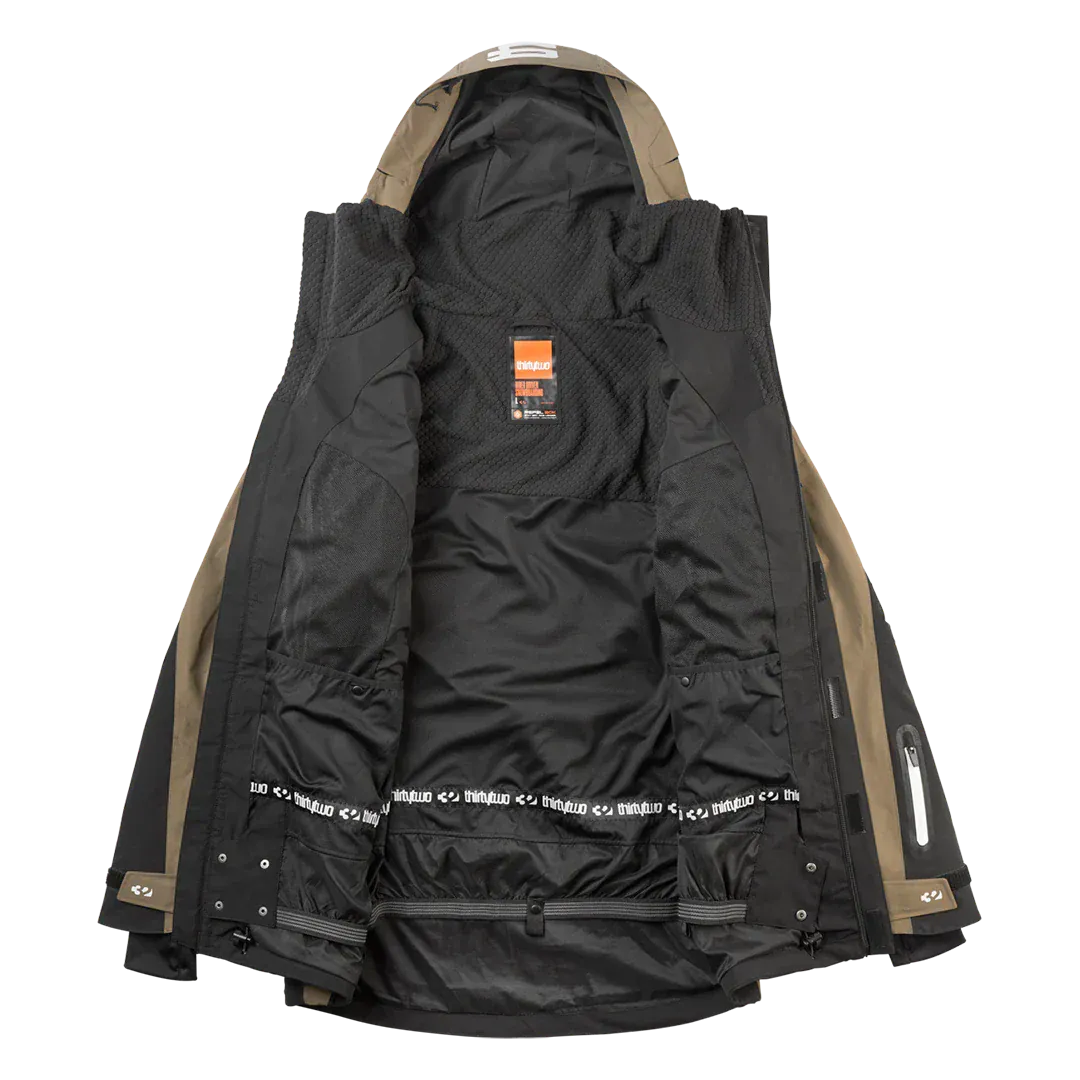 Deep Creek Parka Non-Insulated Jacket Tobacco | thirtytwo EU Non-Insulated Jacket ThirtyTwo Snowboard gear boots and bindings