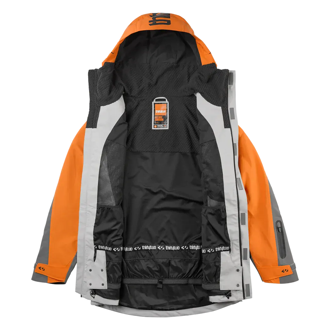 Deep Creek Parka Non-Insulated Jacket Orange | thirtytwo EU Non-Insulated Jacket ThirtyTwo Snowboard gear boots and bindings