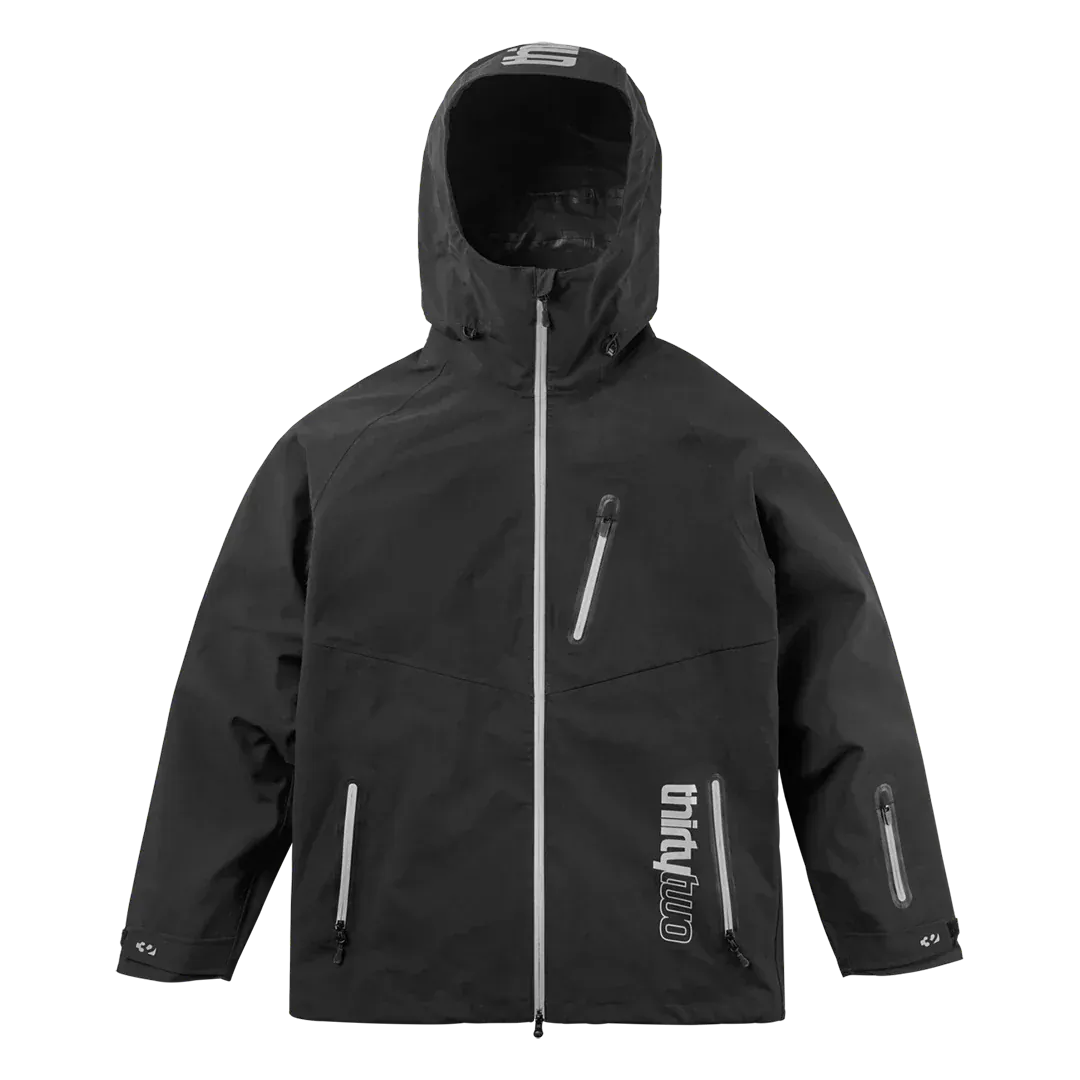 Grasser Non - Insulated Jacket Black | thirtytwo EU Non-Insulated Jacket ThirtyTwo Snowboard gear boots and bindings